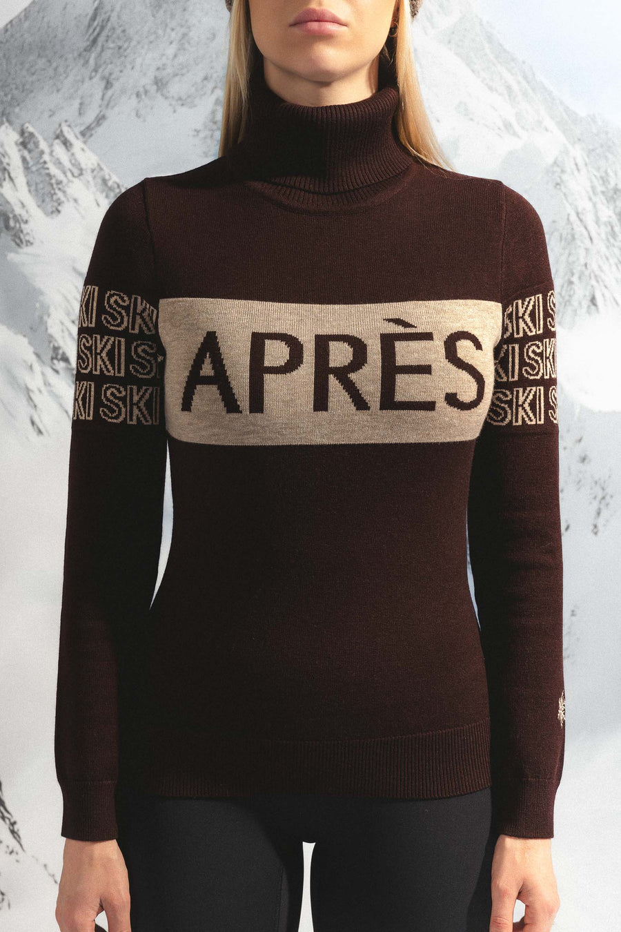 APRÈS-SKI Sweater · Braun/Beige