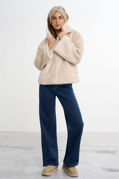 Kunstpelzjacke