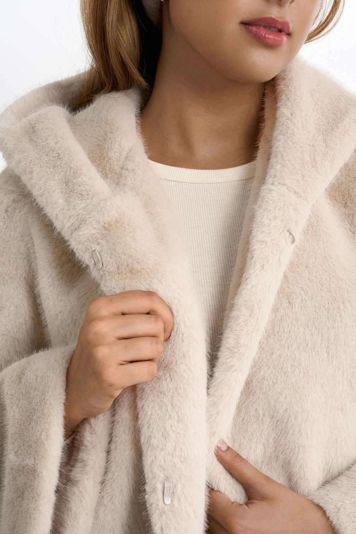 Kunstpelzjacke