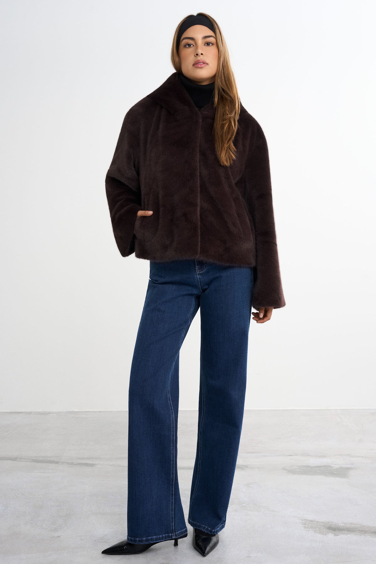 Kunstpelzjacke