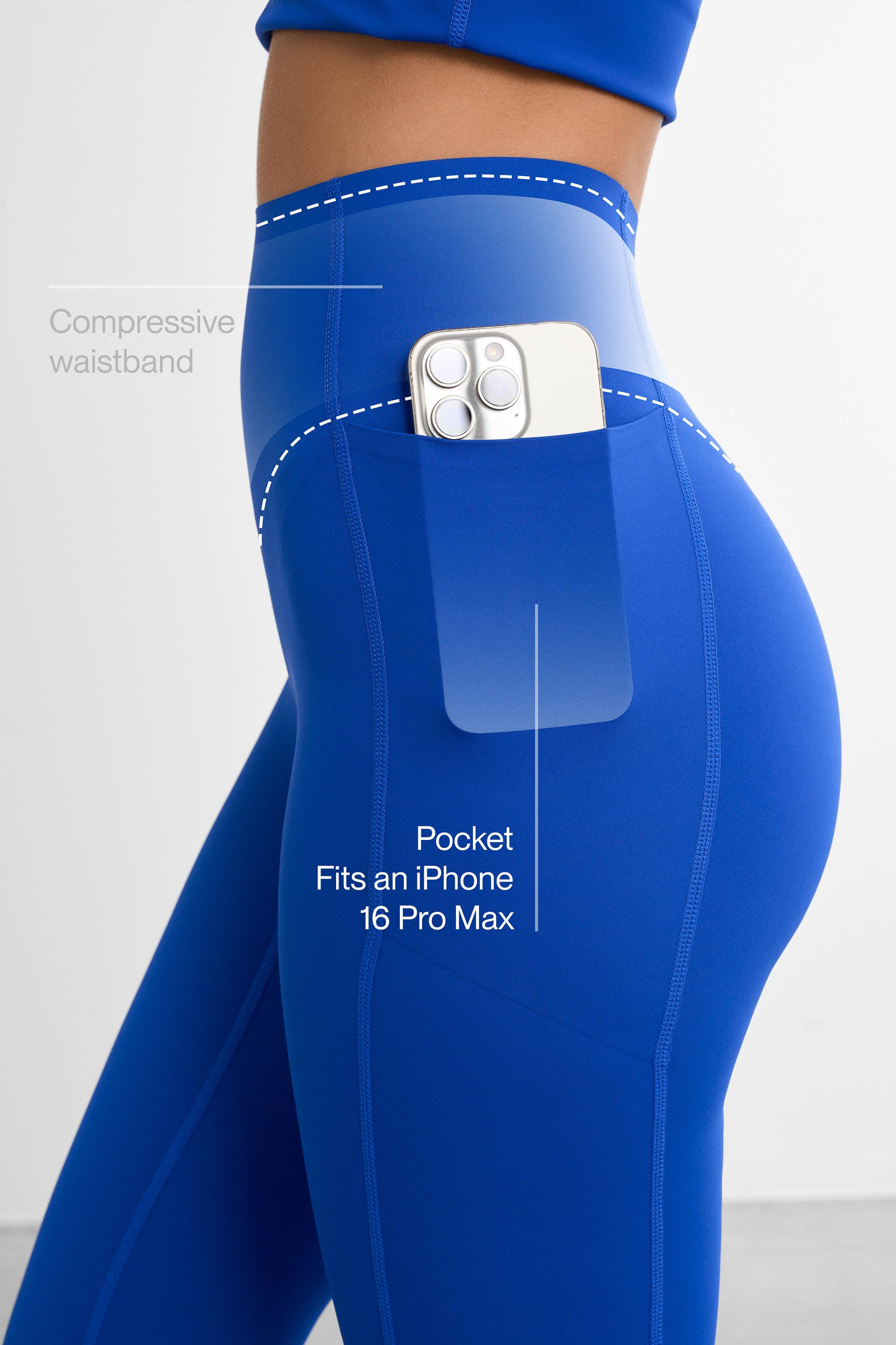 Pocket Compression Leggings - for dame - Famme - Leggings