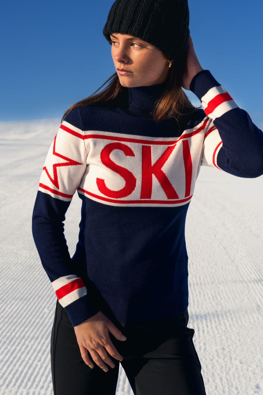 SKI Sweater · Blue/Red