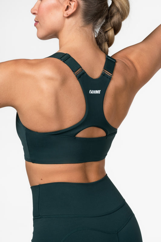 Green Techna Sports Bra - for dame - Famme - Sports Bra