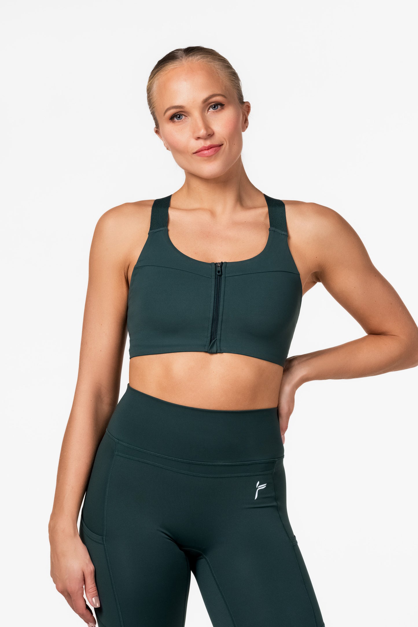 Green Techna Sports Bra - for dame - Famme - Sports Bra