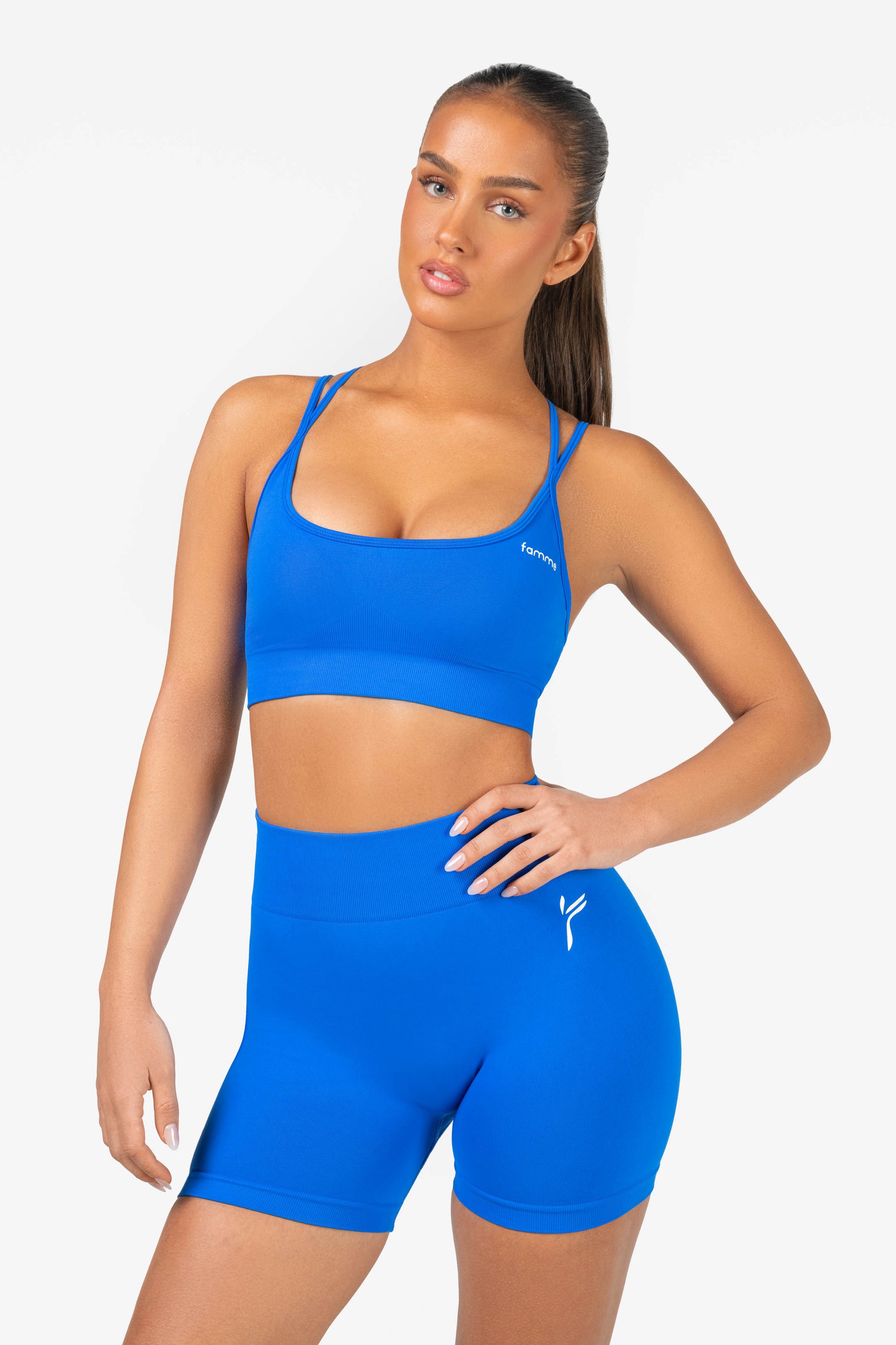 Blue Lunge Sports Bra - for dame - Famme - Sports Bra